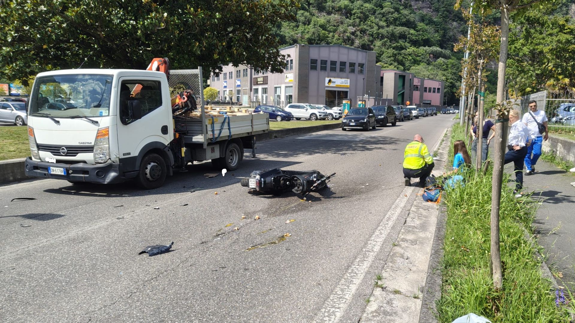 Darfo B.T.: incidente stradale in zona Adamello